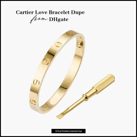 cartier love bracelet gold dupe|reproduction cartier love bracelet.